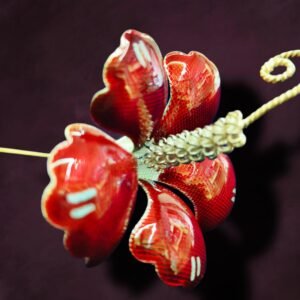 Elegant Red Meena Jaswandi Flower