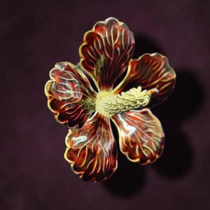 Stunning Brown & Red Meena Jaswandi Flower