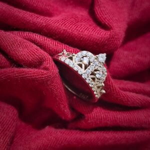 Regal Luxe Crown Finish- 925 Silver Ring