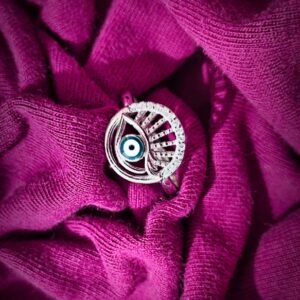 Mystic Swirl Eye 925 Silver Ring