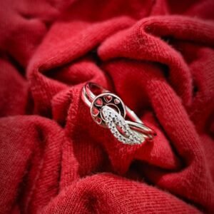 Infinity Blossom 925 Silver Ring