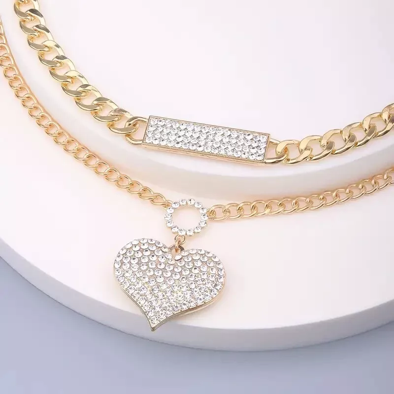 Women’s Iced Heart Cubic Zirconia Pendant 2 Women's Iced Heart Cubic Zirconia Pendant 2
