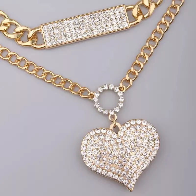 Women’s Iced Heart Cubic Zirconia Pendant 3 Women's Iced Heart Cubic Zirconia Pendant 3