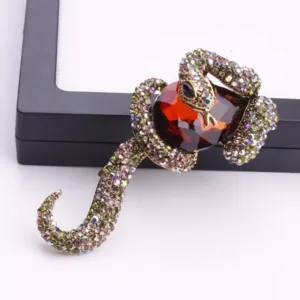 Luxury Snake Animal Brooch 2