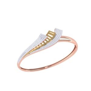 Sleek Tapered Gold Bangle for Professionals