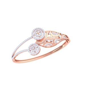 Artisan Crafted Gold Finish Bangle - Exclusive