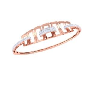 Stylish Braided Designer Gold Bangle