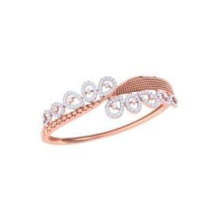 Premium Embossed Floral Gold Bangle