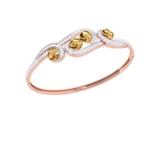 Premium Grooved Linear Gold Bangle