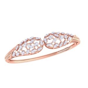 Ethnic Tribal Etched Gold Bangle