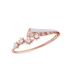 Minimalist Sand-Finish Gold Bangle