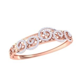 Premium Coin-Edge Gold Bangle