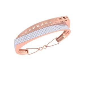 Elegant Braided-Vine Gold Bangle
