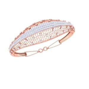 Wedding Special Scalloped Gold Bangle
