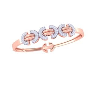 Classic Broad-Face Gold Bangle