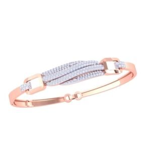 Premium Multi-Facet Gold Bangle