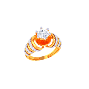 Arrow Tip Diamond Band Ring