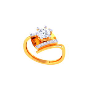 Sculpted Gold Vine Ring
