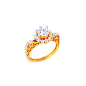 Opulent Dome Cluster Ring