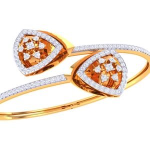 Open Flower Diamond Bracelet