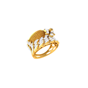 Bezel Cluster Mosaic Ring
