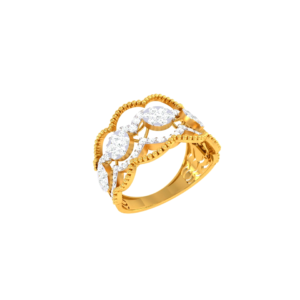 Pave Infinity Loop Ring