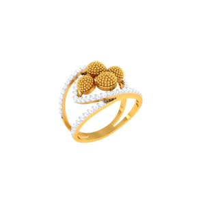 Coloured Stone Cluster Ring